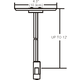 Monorail Adjustable Single Center Feed Canopy -  / 