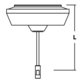 Monorail 300W Extended Surface Mount Transformer -  / 