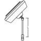 Monorail 300W 24V Sloped Ceiling Surface Mount Transformer -  / 
