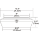 Monorail 600W Dual Feed Surface Mount Magnetic Transformer - /