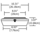 Monorail 600W 24V Surface Mount Magnetic Transformer - /