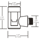 Monorail Wall FJ Fixture Connector -  / 