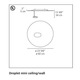 Droplet Halogen Mini Ceiling/Wall Mount -  / 