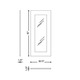 Monika Large Rectangle Mirror - /