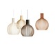 Octo Pendant - Brushed Nickel / Black Laminated Birch