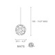 Ortenzia Mini Pendant -  / 