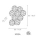 Ortenzia Cluster Wall Sconce - /