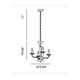 Pella 4 Light Chandelier - /