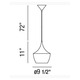 Piquito Pendant - /