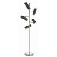 Pruitt Floor Lamp - Polished Nickel / Antique Bronze