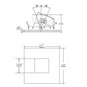 R3151W 3.5 Inch Square Adjustable Wall Wash Pinhole Trim - /