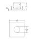 3.5 Inch Square Regressed Pinhole Trim - /
