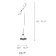 Rose Tulipe Floor Lamp - /