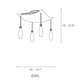 Rose Tulipe Ceiling 4 Light - /