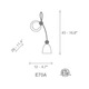 Rose Tulipe Wall Sconce - /