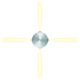 Compass Quad Exterior Wall / Ceiling Mount - Satin Aluminum Compass Quad Exterior Wall / Ceiling Mount - Satin Aluminum /