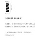 Secret Club Ceiling Lamp with Swarovski Crystal -  / 