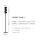 Secret Club Floor Lamp with Swarovski Crystal - /