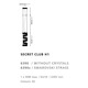 Secret Club Single Suspension with Crystals -  / 