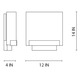 Sesile 2 X 26W Fluorescent Wall Light - /