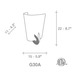 Solune Wall Sconce Right Cut Version -  / 