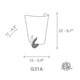 Solune Wall Sconce Left Cut Version -  / 