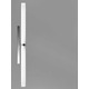 Stick 65 Double CFL Wall / Ceiling Mount - Chrome / Opal Stick 65 Double CFL Wall / Ceiling Mount - Chrome / Opal