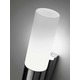 Stick 65 Single Wall Sconce - Chrome / Opal