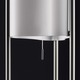 Totem Floor Lamp - Aluminum / White Totem Floor Lamp - Aluminum / White