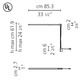 Talak Fluorescent Wall Mount - /