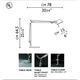 Tolomeo LED Classic Desk Lamp with In Set Pivot - /
