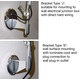 Tolomeo Shade Wall Mount with J Bracket - Aluminum / Parchment Paper Tolomeo Shade Wall Mount with J Bracket - Aluminum / Parchment Paper