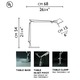Tolomeo Mini Pivot Desk Lamp with In Set Pivot - /