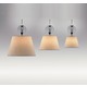 Tolomeo Wall Shade Mount - Polished Aluminum / Grey Fiber