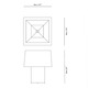 Double Square Table Lamp -  / 