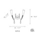 Virgins 2 Light Wall Sconce - /