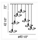 Volare 25 Light Round Chandelier -  / 