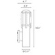 Alpa II Exterior Wall Sconce -  / 