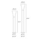 Alpa Mushroom 40 /75 Exterior Bollard - /