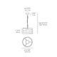 Aqua Cil Pendant -  / 