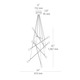 Batons 12 Light Chandelier - /