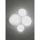 Bis Wall / Ceiling Mount - White / Satin Opal