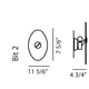 Bit 2 Wall Light - /