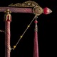 Cesendello Silk Floor Lamp - Antique Brass / Ivory Classic