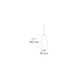 Monopoint Cha-Cha Pendant -  / 