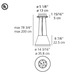 Choose 13W Fluorescent Mega Suspension Light - /