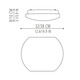 Clara Open Glass Wall Light - /
