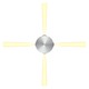 Compass Quad Exterior Wall / Ceiling Mount - Satin Aluminum Compass Quad Exterior Wall / Ceiling Mount - Satin Aluminum /