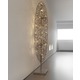 Crystal Waters Floor Lamp - Nickel / 