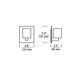 Cube Wall Sconce - /